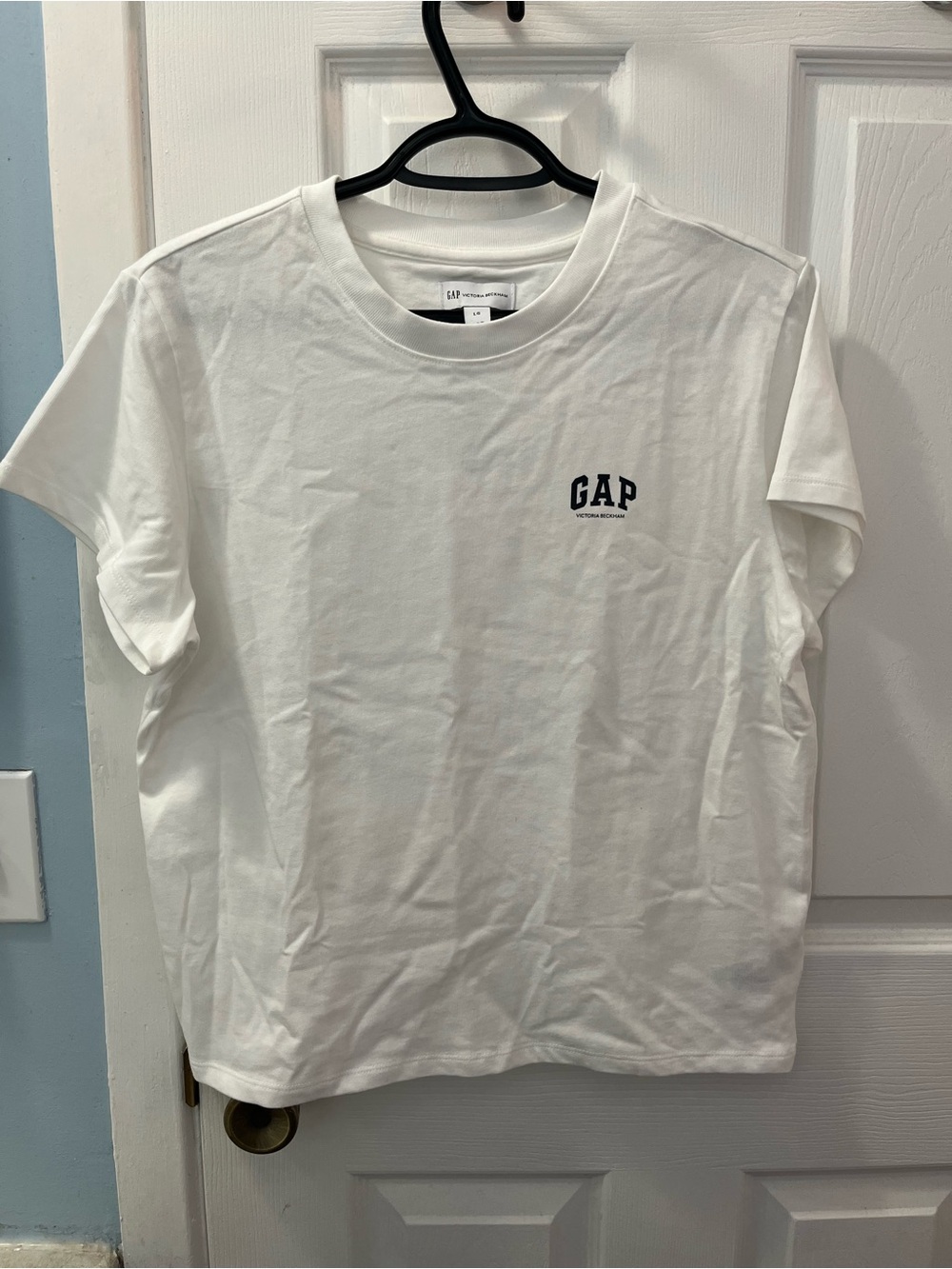 GAP x Victoria Beckham Cotton Logo T-Shit - Size Large